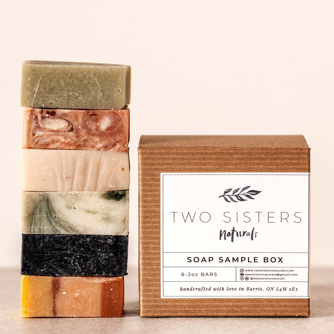 Sample Soap Box Set SOAP SAMPLE BOX - Two Sisters Naturals
